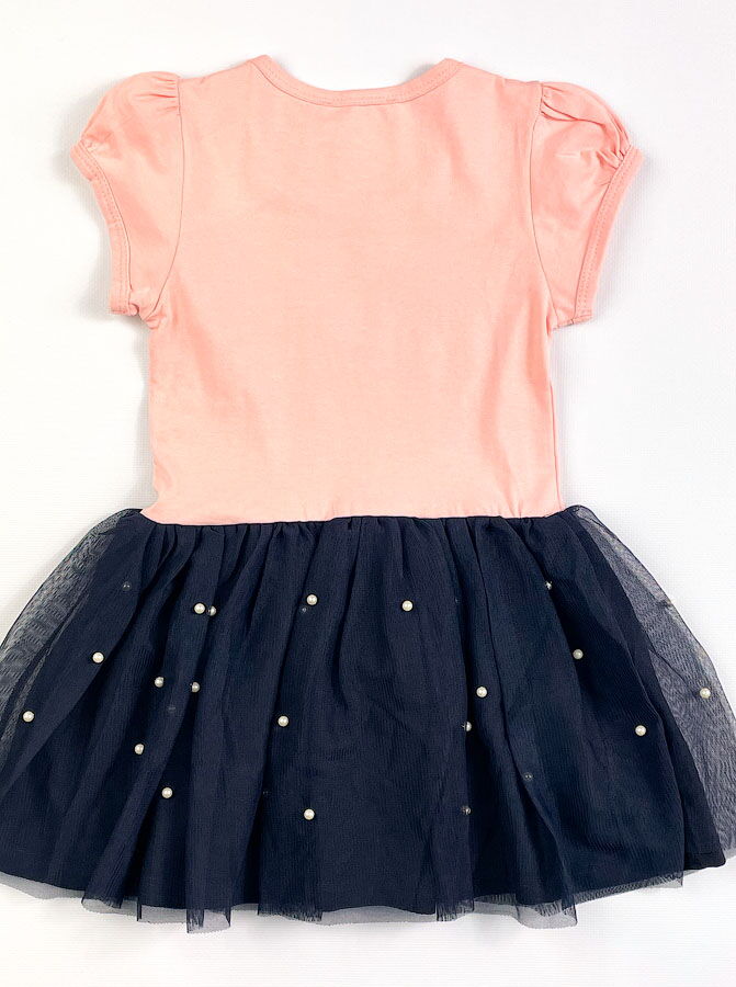 Платье для девочки Breeze Girls персиковое 10766 - размеры