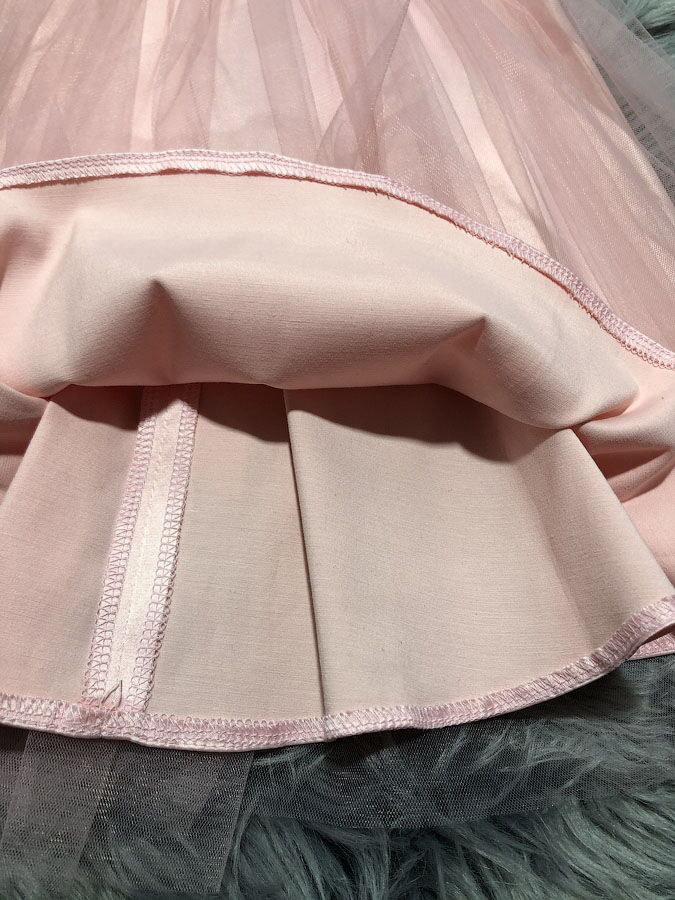 Нарядное платье для девочки Mevis розовое 3137-02 - фото
