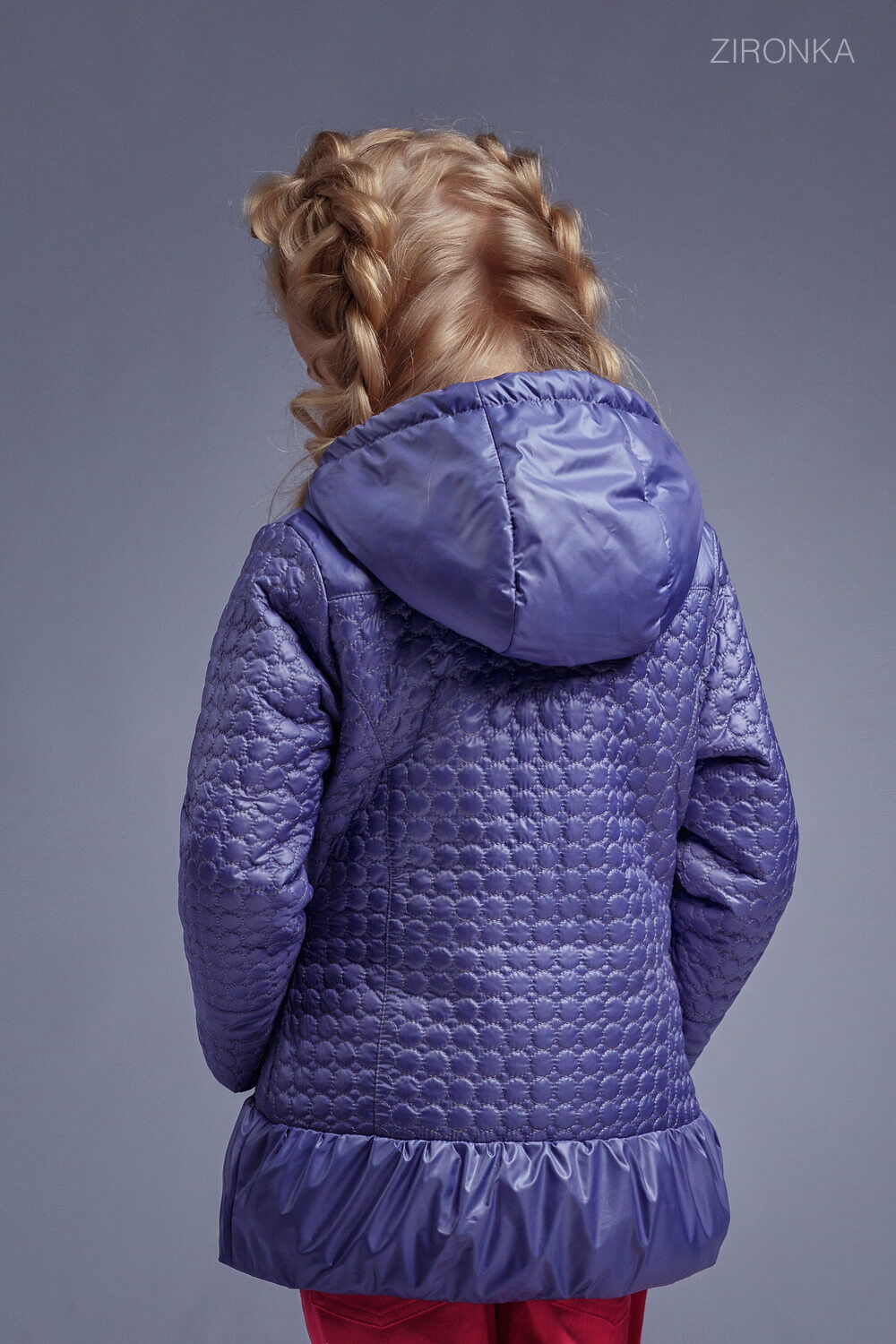 Куртка для девочки Zironka сиреневая 2050-1 - размеры