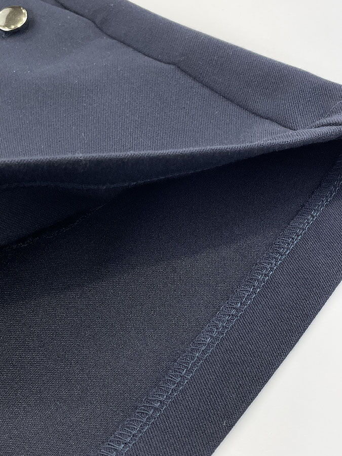 Школьные шорты для девочки Mevis синие 3795-01 - размеры