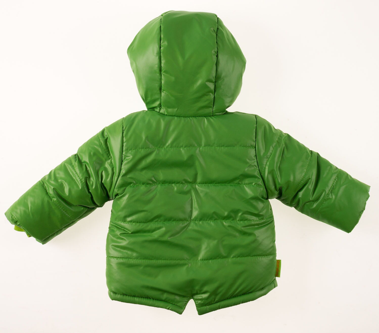 Куртка зимняя для мальчика Одягайко зеленая 20044О - размеры