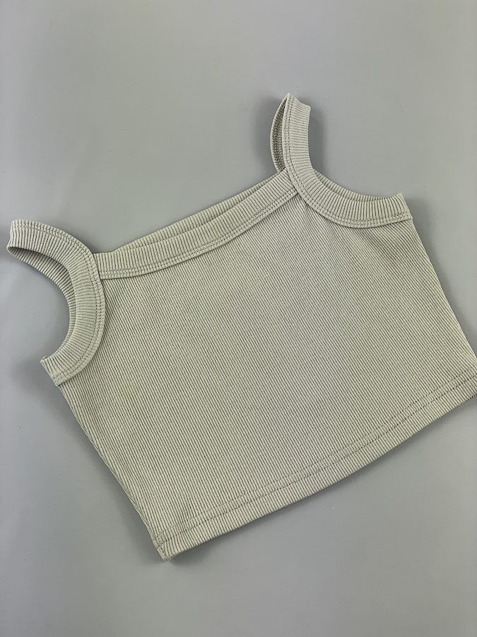 Кроп-топ для девочки Mevis оливковый 4607-05 - размеры