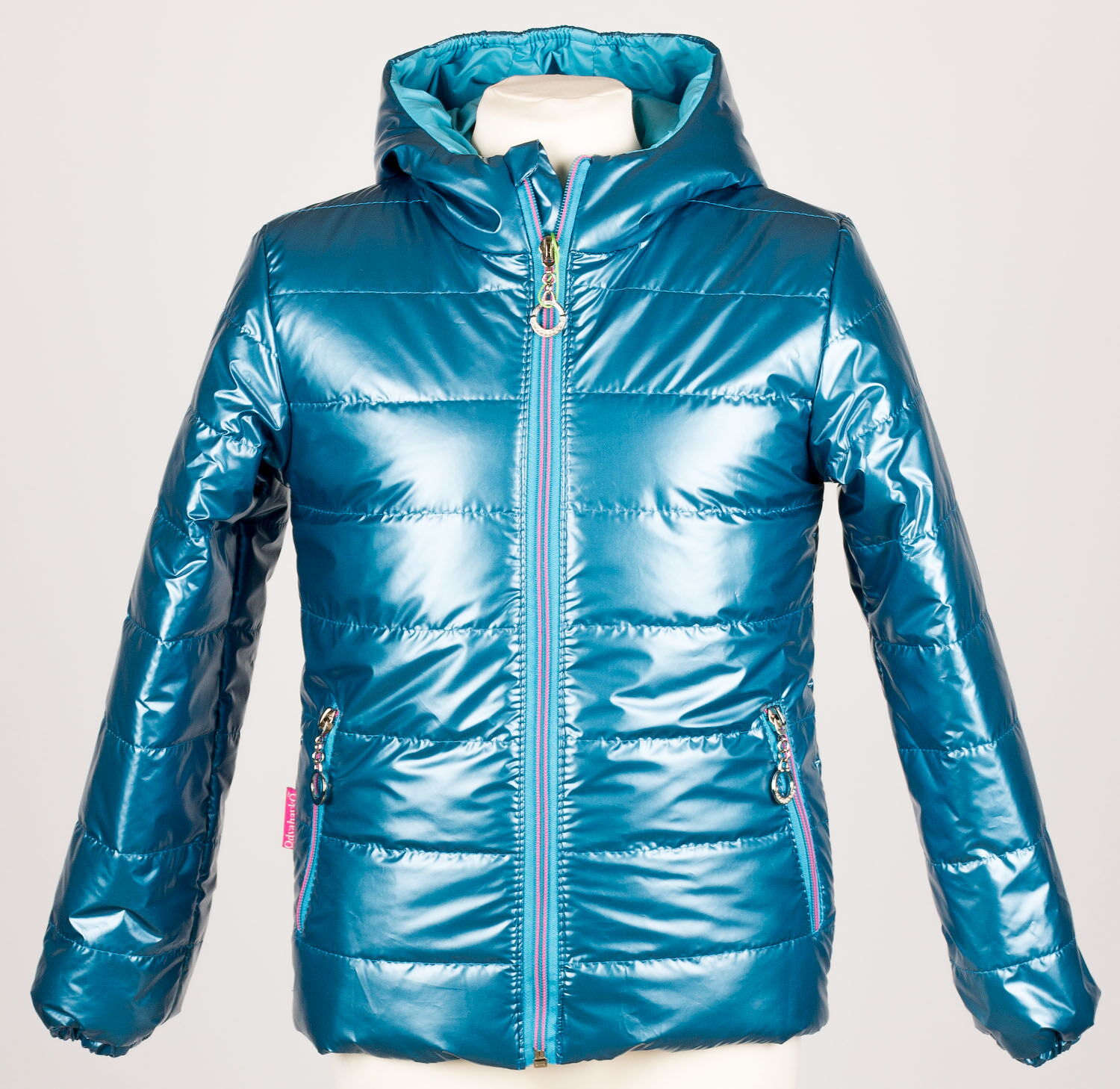 Куртка для девочки ОДЯГАЙКО синяя 2673 - размеры