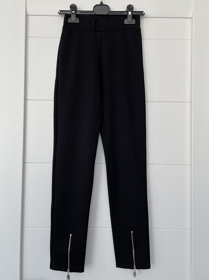 Лосины для девочки Mevis черные 3715-02 - фотография