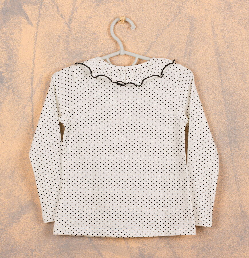 Блузка для девочки VVL-tex молочная 336 - фотография