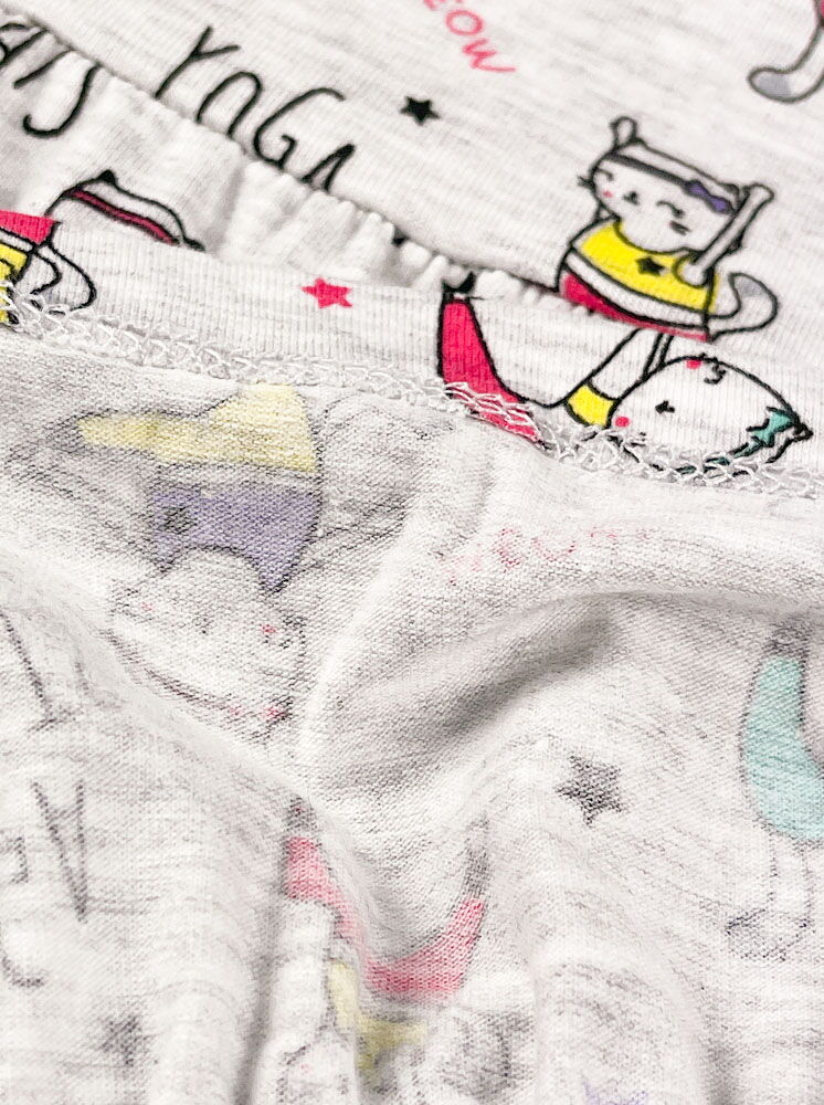 Летнее платье для девочки PATY KIDS Фитнескошки серое 51326 - Киев
