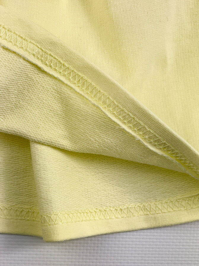 Трикотажное платье для девочки Mevis молочное 3738-02 - фотография