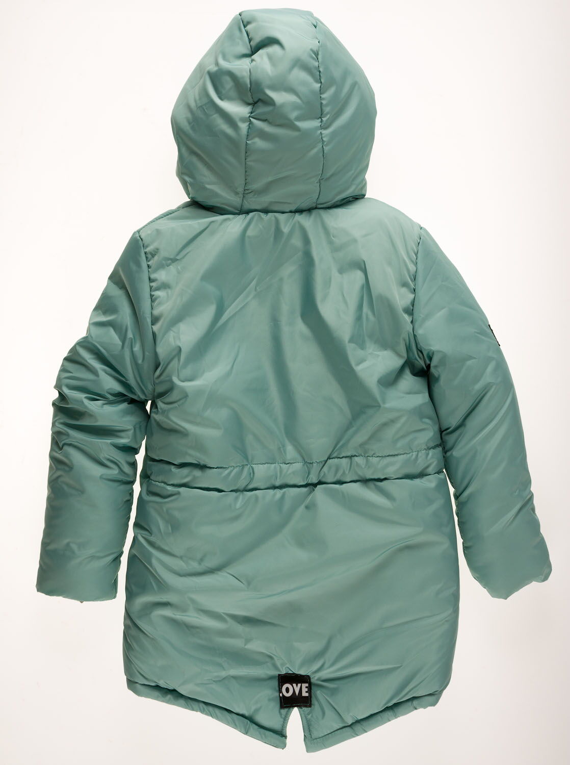 Куртка зимняя для девочки Одягайко бирюзовая 20060 - фотография
