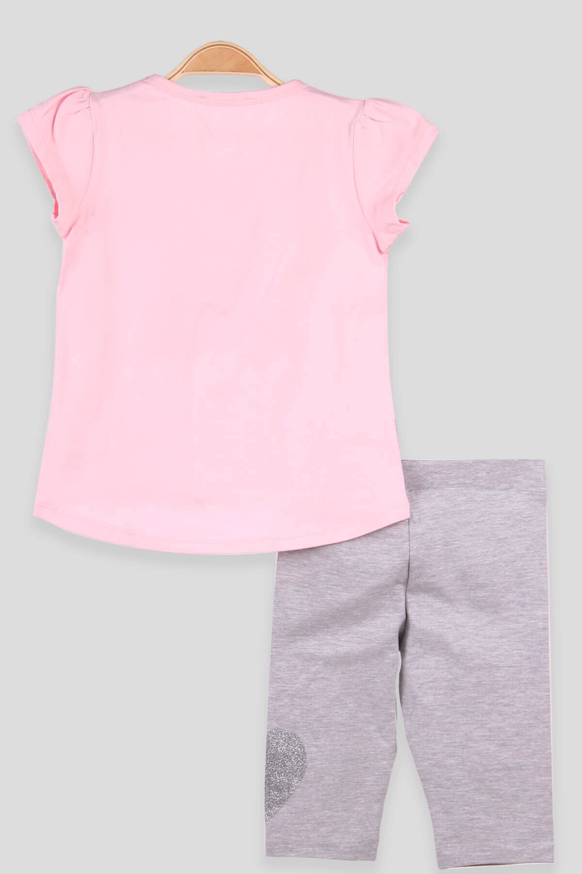 Комплект для девочки футболка и бриджи Breeze розовый 13389 - фотография