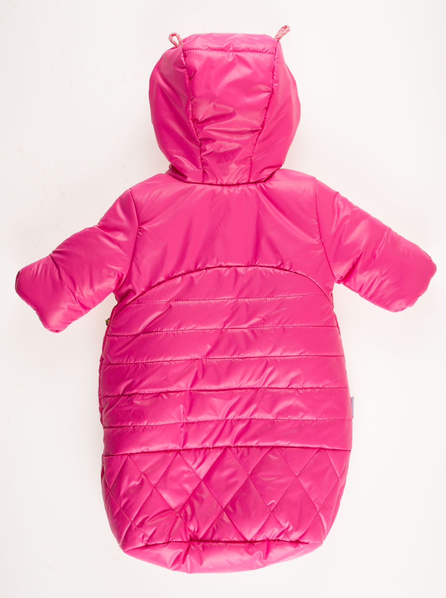 Конверт зимний для девочки Одягайко розовый 3204О - фотография