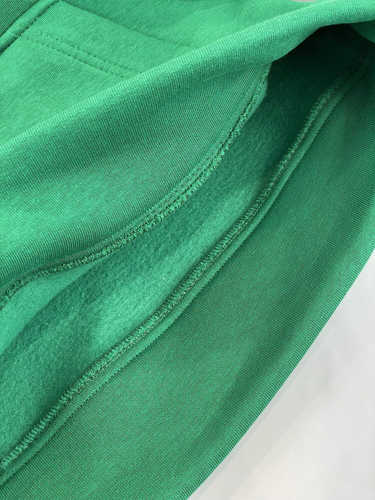 Утепленный спортивный костюм для девочки зеленый 2708-01 - фотография