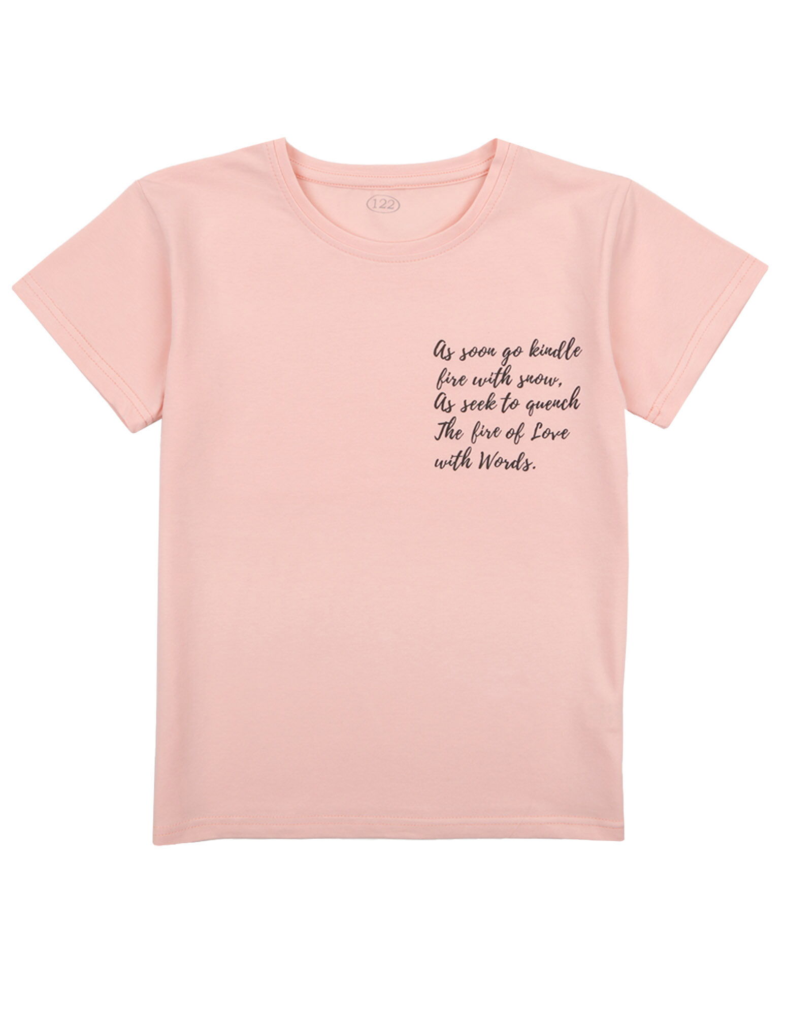 Футболка для девочки Фламинго As soon розовая 806-416 - цена