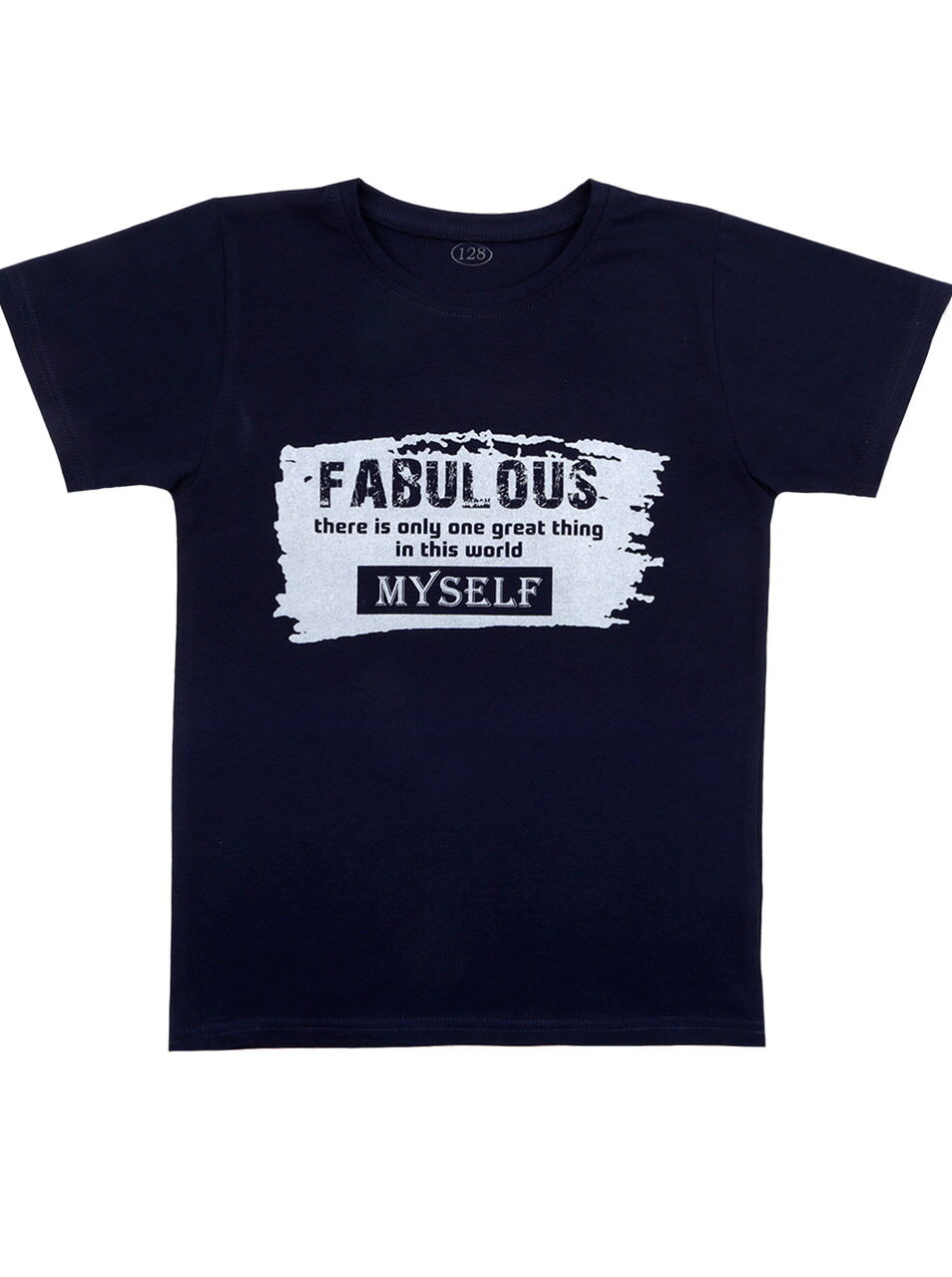 Футболка для мальчика Фламинго темно-синяя 864-417 - цена