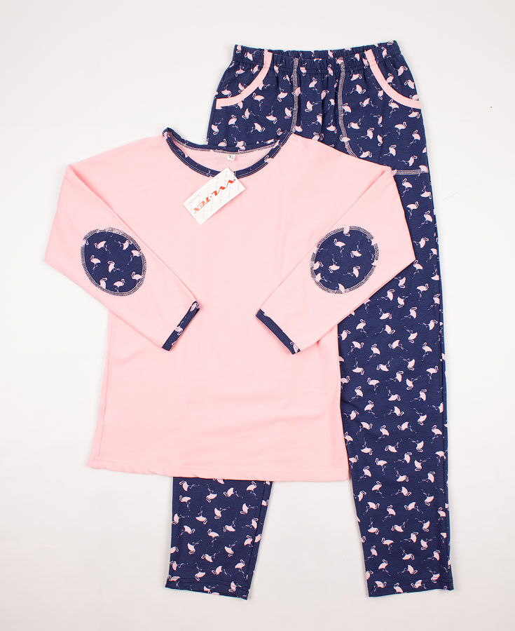 Пижама женская VVL Фламинго розовая 240/1 - цена