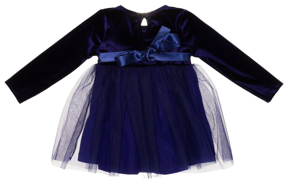 Платье нарядное для девочки Barmy Цветы темно-синее 0341 - размеры
