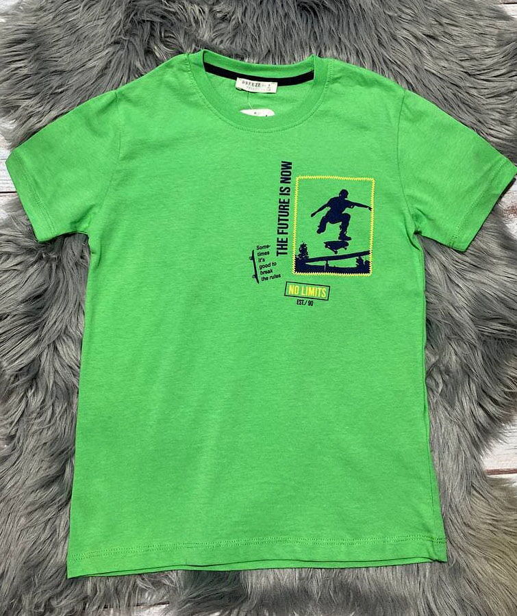 Комплект футболка и шорты для мальчика Breeze зеленый 13498 - фотография