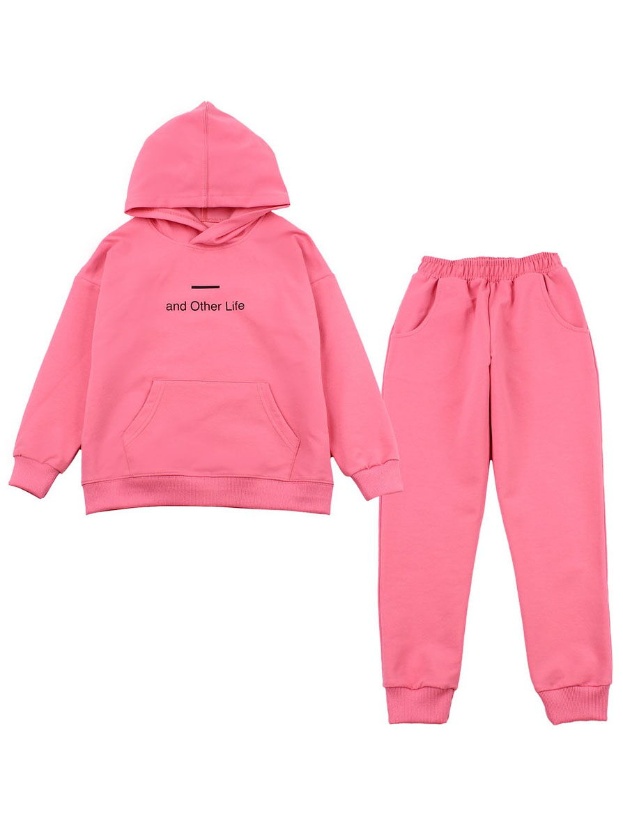 Спортивный костюм для девочки Фламинго Other Life розовый 716-325 - цена