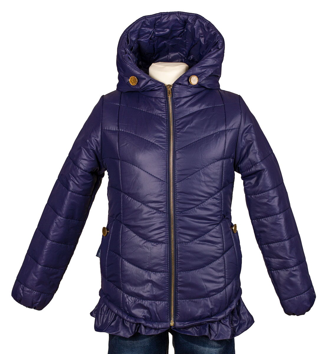 Куртка для девочки Одягайко синяя 2633 - цена