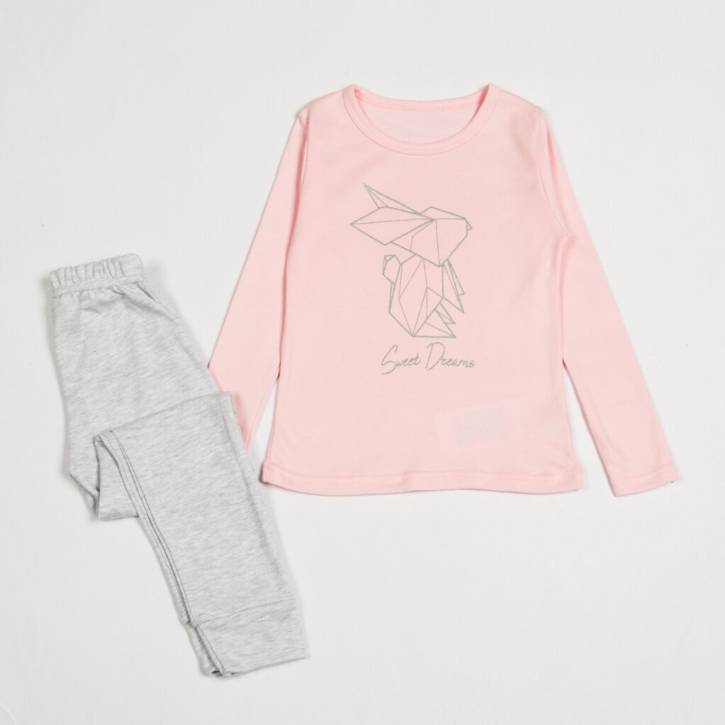 Пижама для девочки Фламинго Sweet Dreams розовая 245-212 - цена