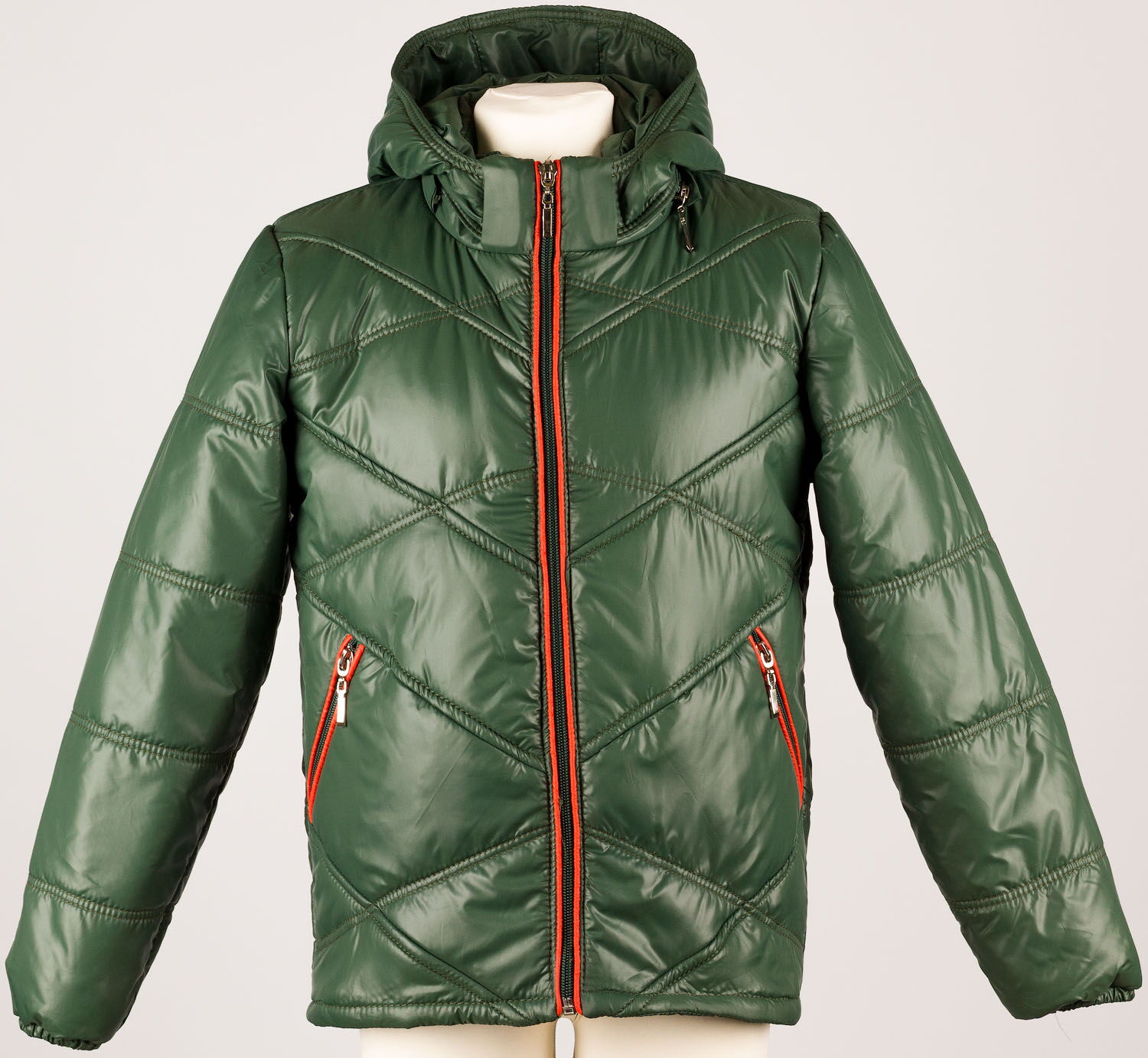 Куртка для мальчика Одягайко зеленая 2738 - фото