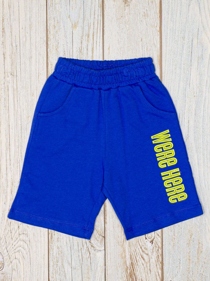 Комплект футболка и шорты для мальчика Breeze Собачка салатовый 14408 - картинка