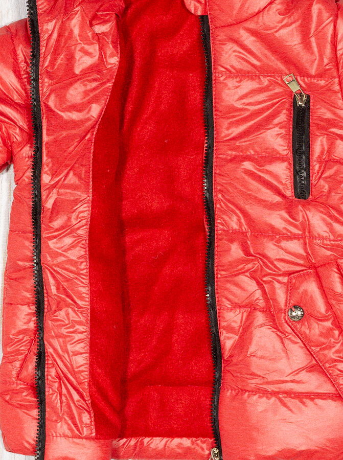 Куртка для мальчика ОДЯГАЙКО красная  22105О - фото