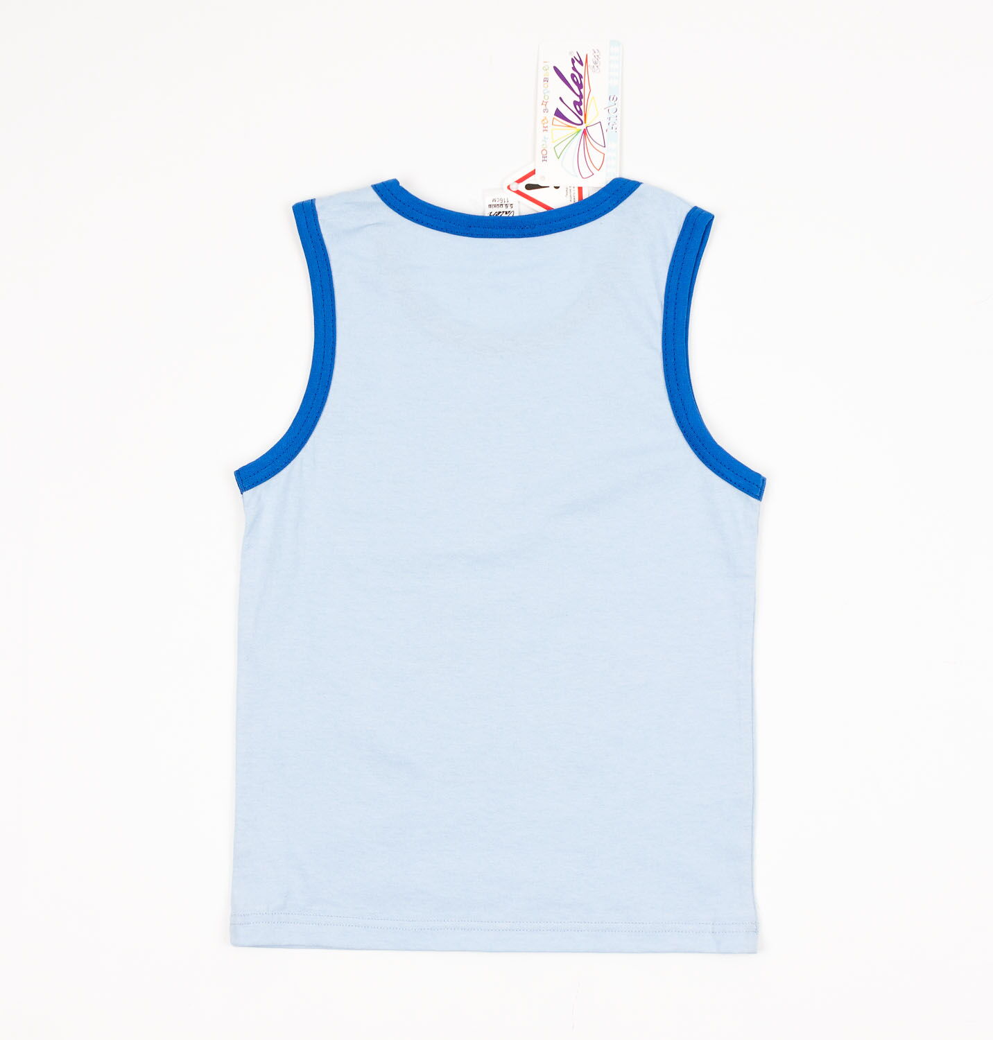 Комплект для мальчика (майка+шорты) Valeri tex Якорь голубой - картинка