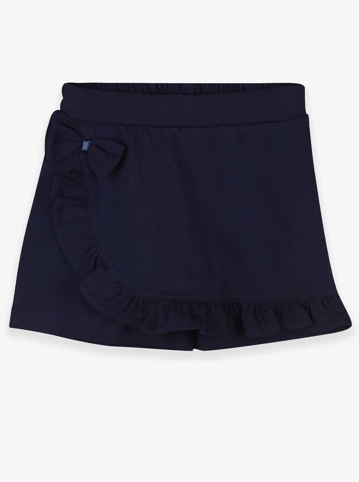 Юбка-шорты для девочки Breeze темно-синяя 15645 - цена