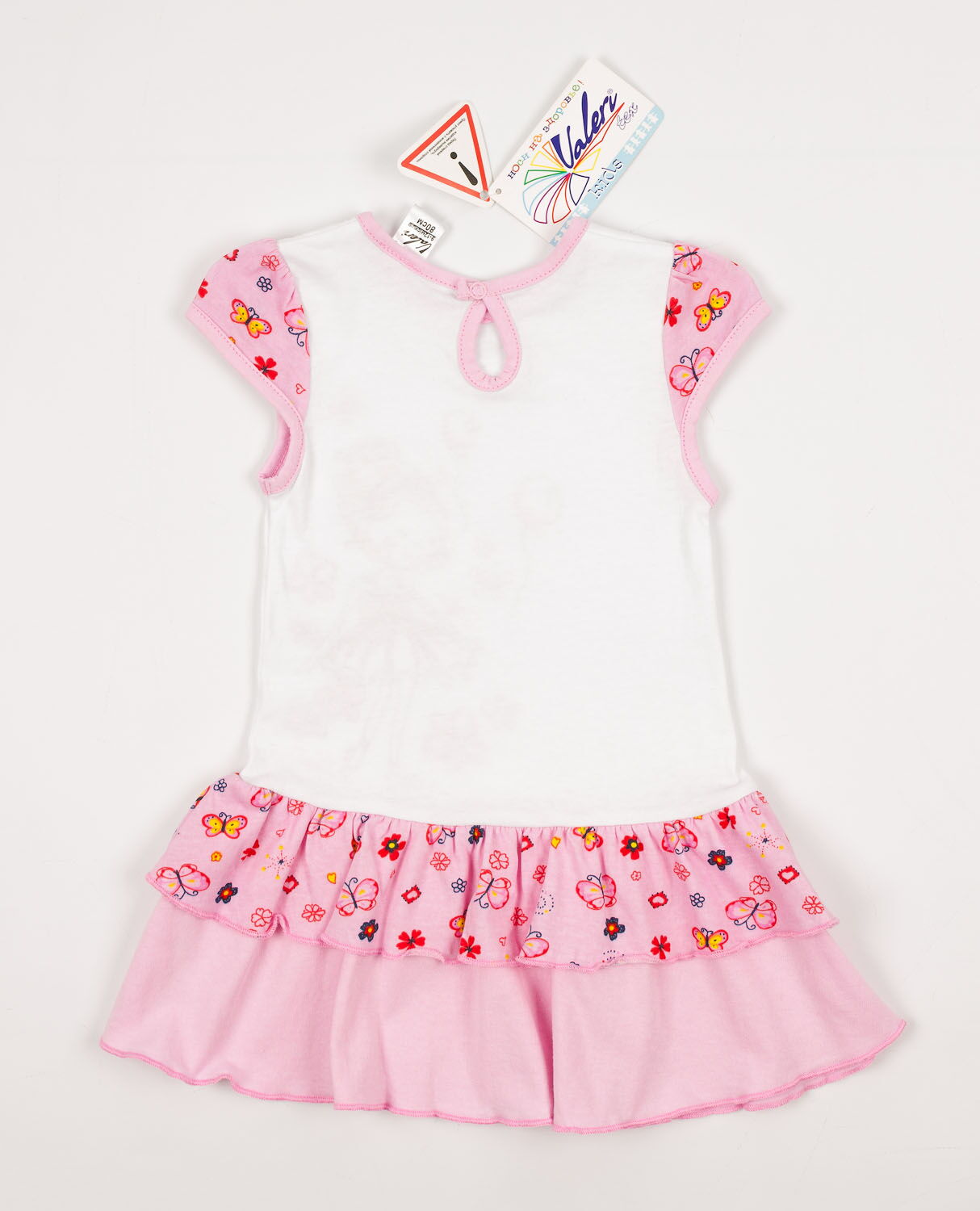 Платье для девочки Valeri tex розовое 1803-55-024 - размеры