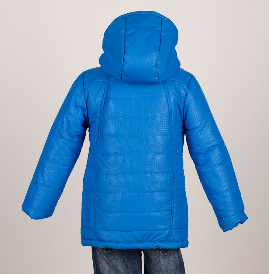 Куртка зимняя для мальчика Одягайко синяя 2815 - фото