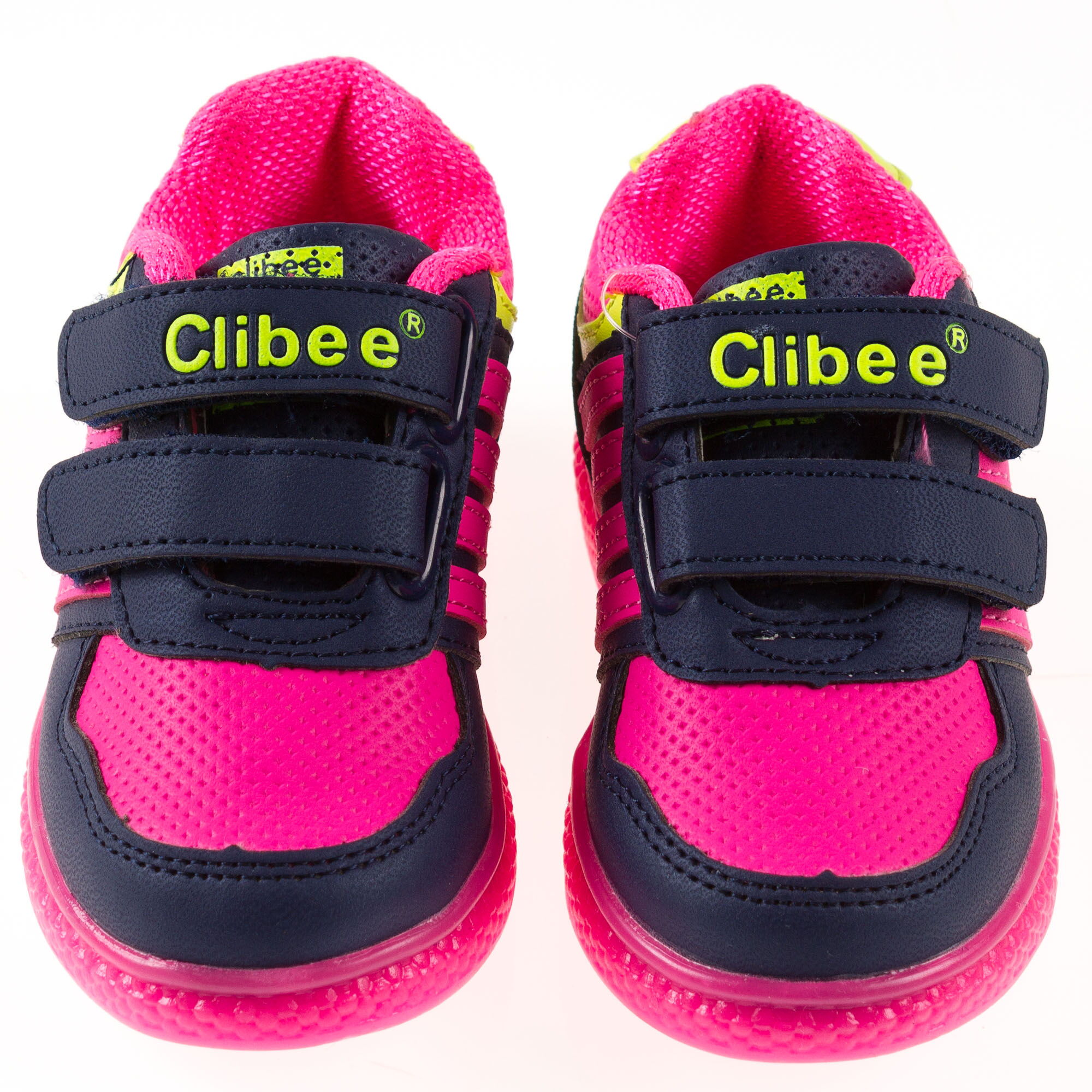 Кроссовки для девочки Clibee малиновые F-670/F-672 - размеры