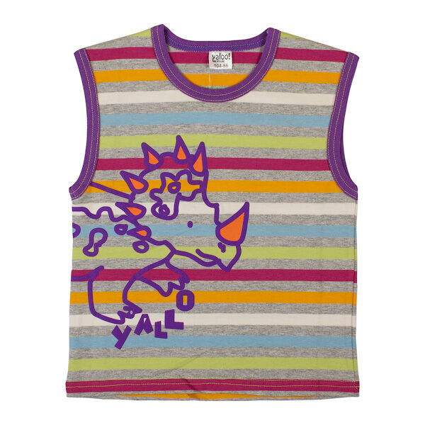 Майка для мальчика yaloo! фиолетовая М0014 - фото