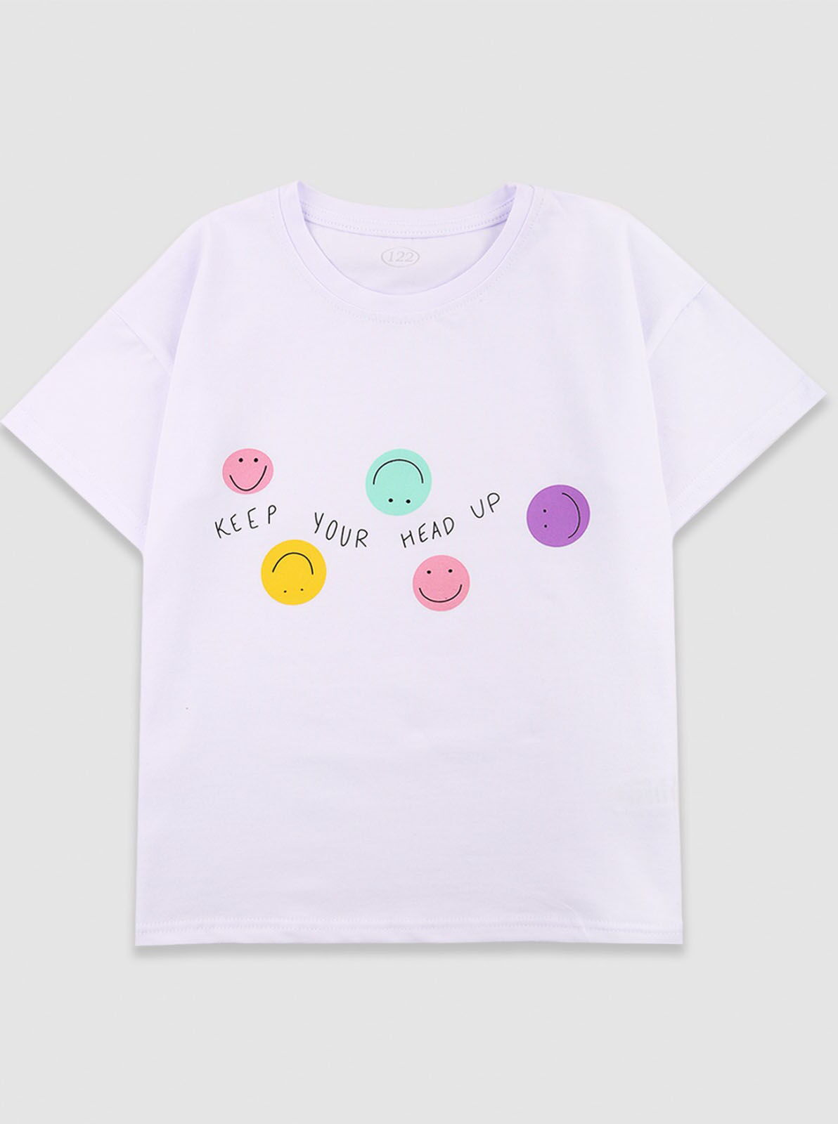 Футболка для девочки Фламинго Smile белая 778-061 - цена