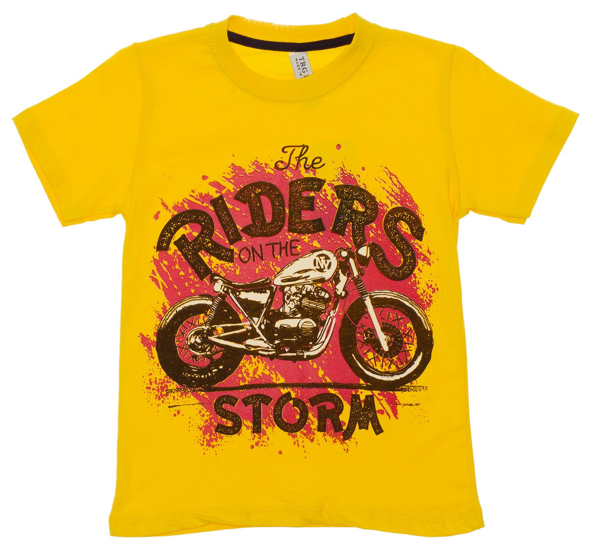 Футболка для мальчика Rider желтая 574 - размеры