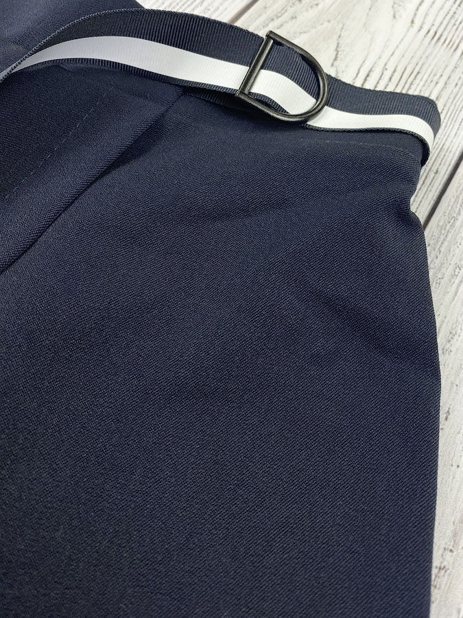 Школьная юбка-шорты для девочки Mevis синяя 4311-01 - картинка