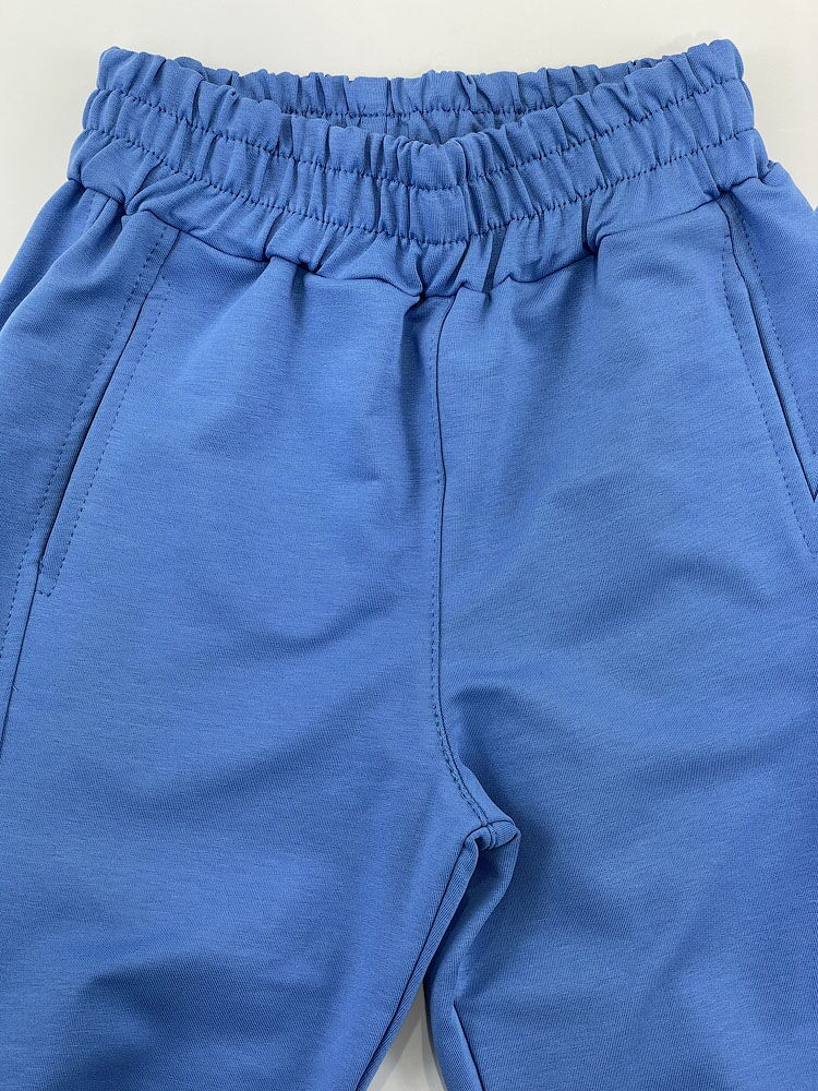 Спортивный костюм для девочки голубой джинс 1207 - размеры