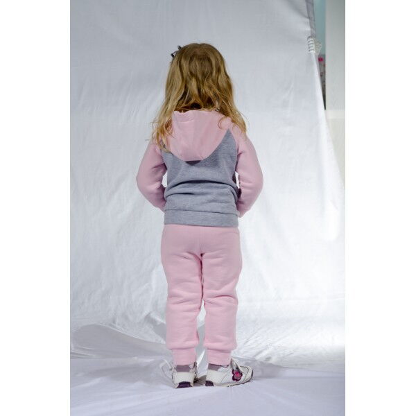 Утепленный спортивный костюм для девочки Kids Couture розовый - фотография
