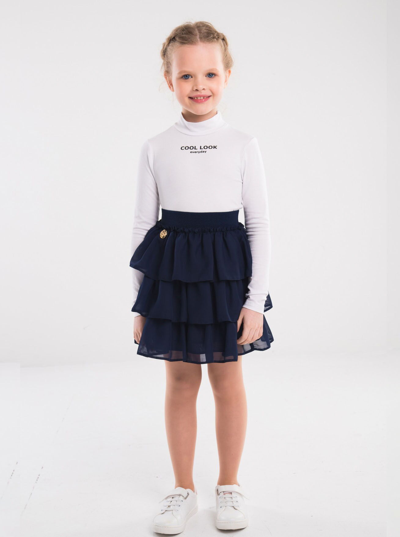 Школьная юбка для девочки SUZIE Улис синяя 87009 - цена