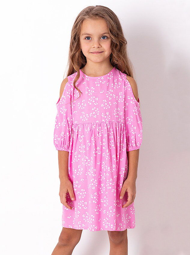 Платье для девочки Mevis розовое 3740-01 - цена