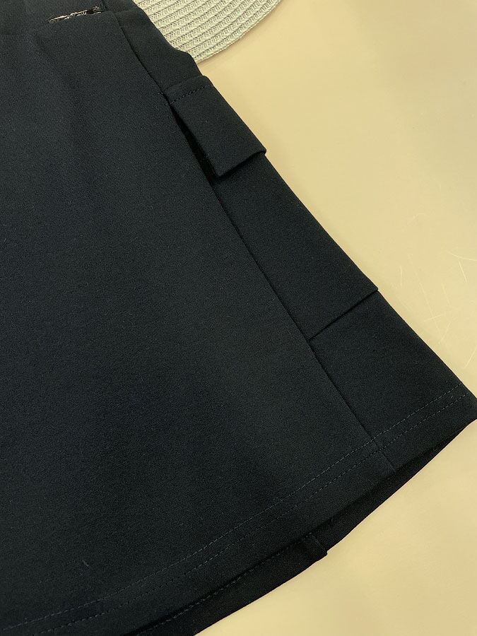 Юбка школьная для девочки Mevis черная 5136-01 - размеры