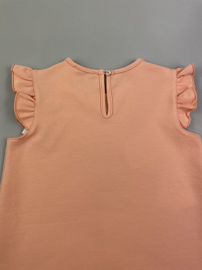 Платье для девочки Mevis персиковое 3767-03 - размеры