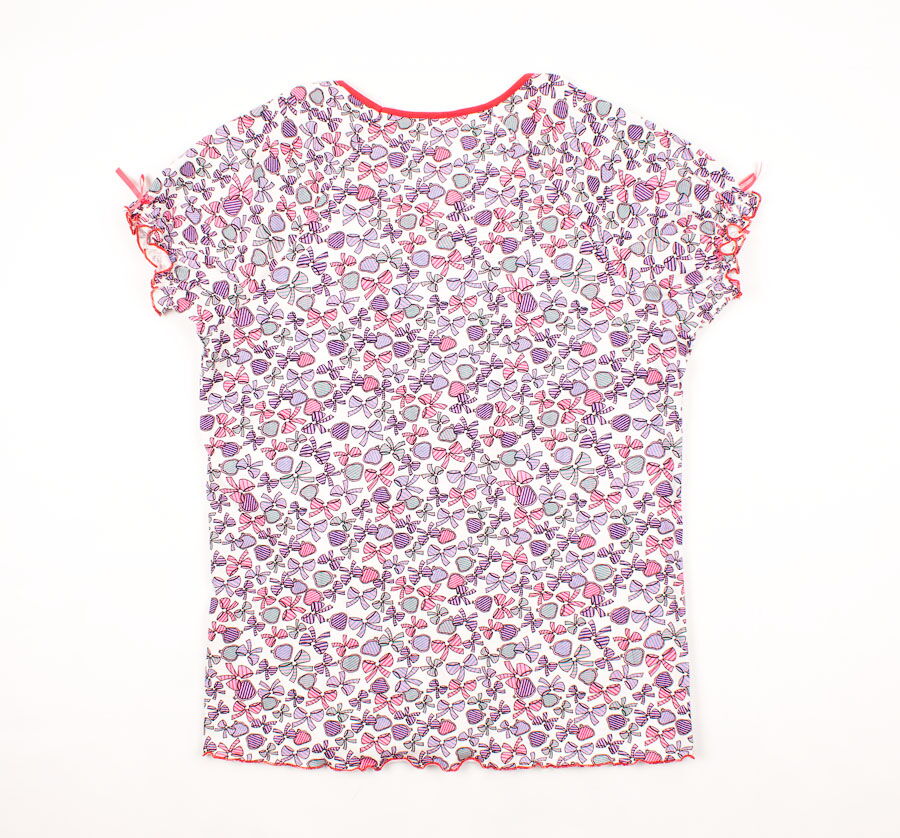 Комплект женский (футболка+бриджи) Фабрика сиреневый 01206 - купить