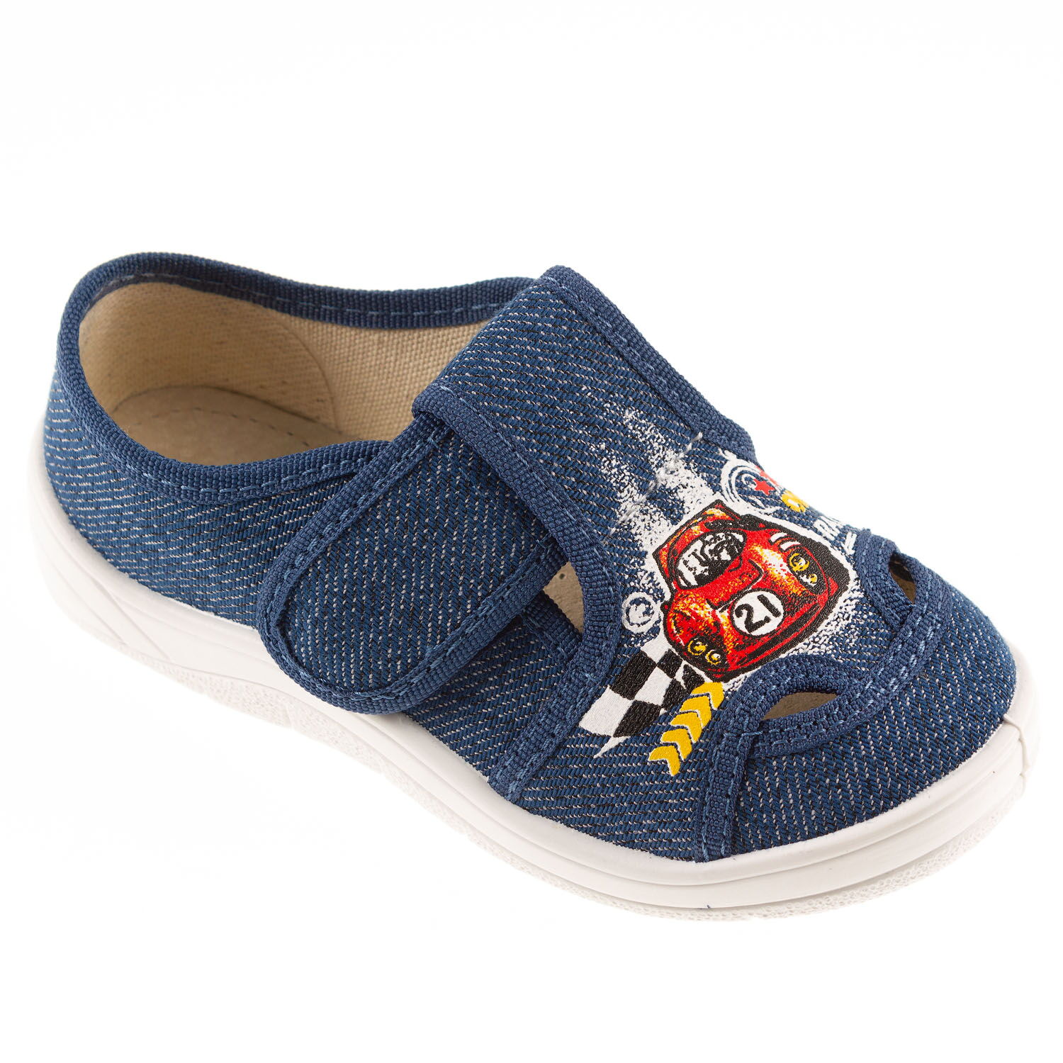 Тапочки для мальчика Waldi МИША джинс 297-775 - цена