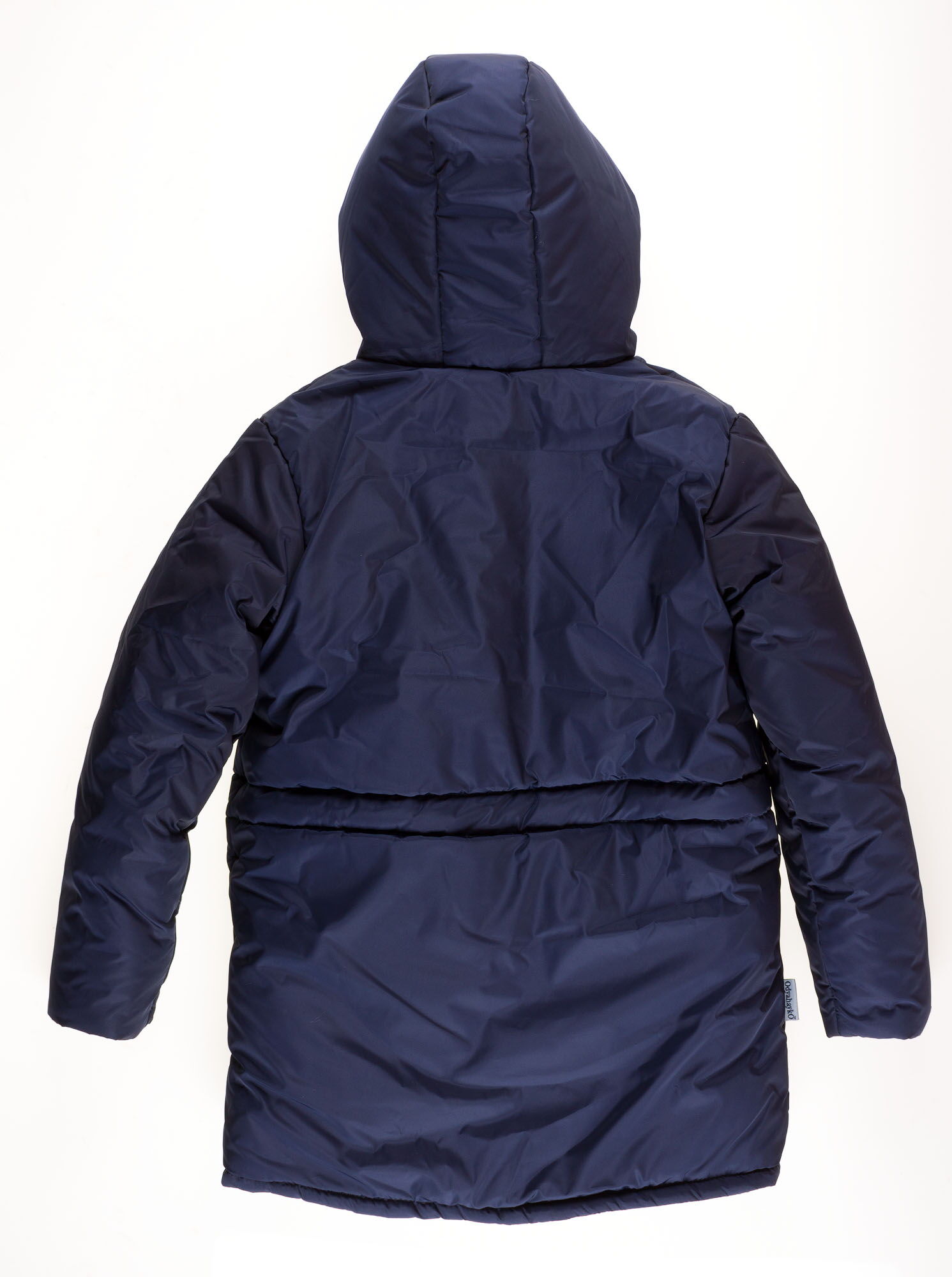 Куртка зимняя для девочки Одягайко темно-синяя 20026 - размеры