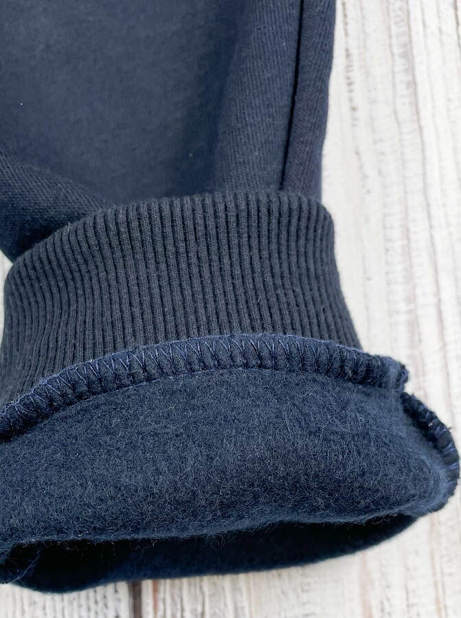 Утепленные спортивные штаны Фламинго темно-синие 824-341 - фотография