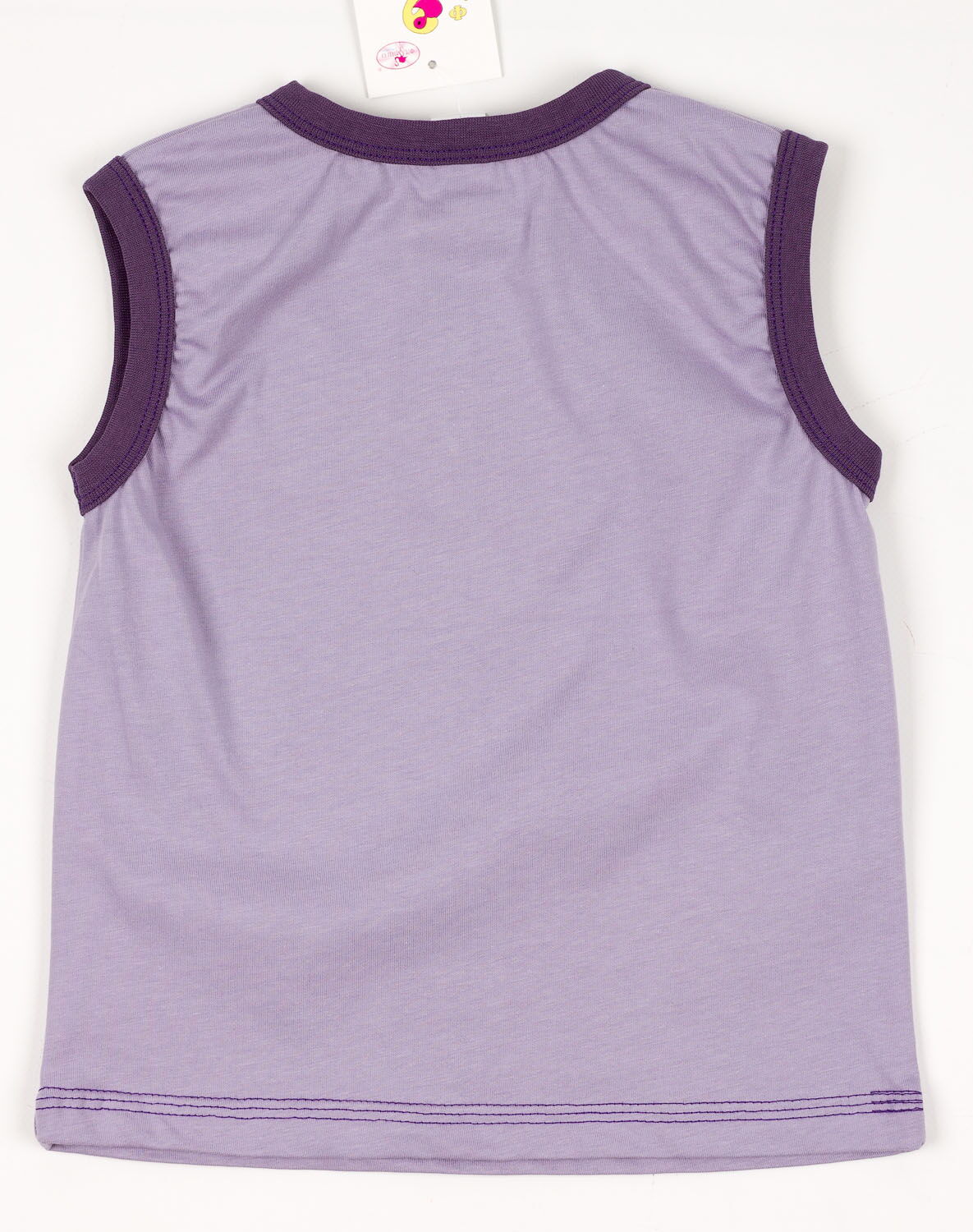 Майка для мальчика Фламинго сиреневая 356-114 - фото