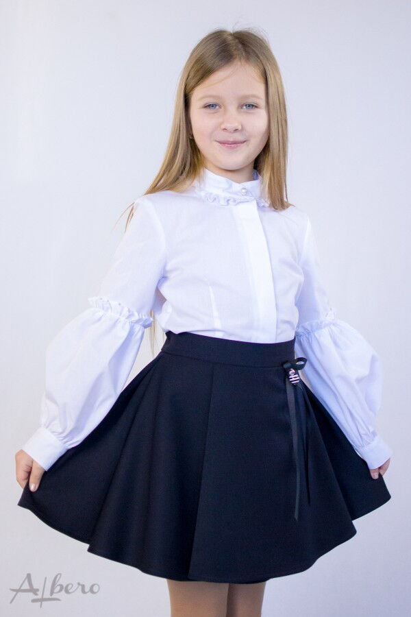 Школьная юбка  Albero синяя 3029 - размеры