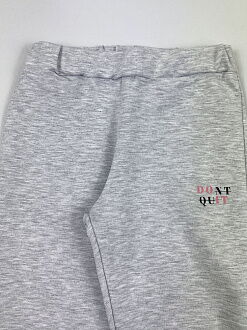 Спортивный костюм для девочки Фламинго Don't Quit серый меланж 751-326 - фотография