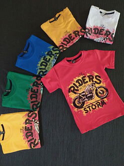 Футболка для мальчика Rider желтая 574 - фото