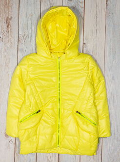 Куртка для девочки ОДЯГАЙКО желтая 22123О - цена